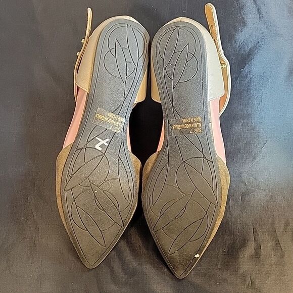 BRAND NEW CHARLOTTE RUSSE POINTED TOE CRISSCROSS STRAP D'ORSAY FLAT SUEDE SHOE - Picture 10 of 15